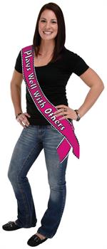 Plays Well With Others Satin Sash