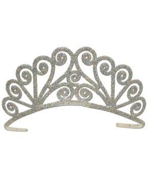Glittered Metal Tiara