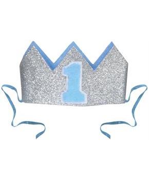 Glittered Baby's "1st" Birthday Crown