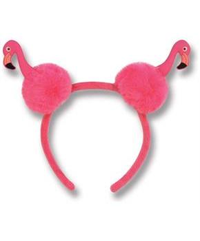 Flamingo Pom-Pom Headband