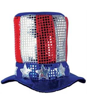 Glitz 'N Gleam Uncle Sam Top Hat