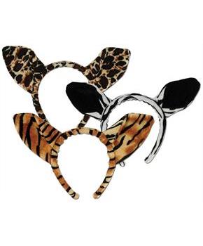 Soft-Touch Animal Print Ears