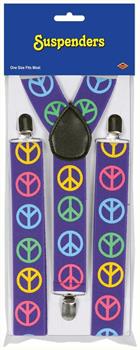 Peace Sign Suspenders