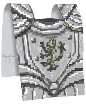 Plastic 8-Bit Knight Vest