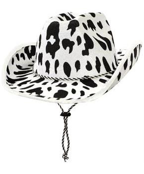 Cow Print Cowboy Hat