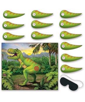Pin The Tail On The Dinosaur Game