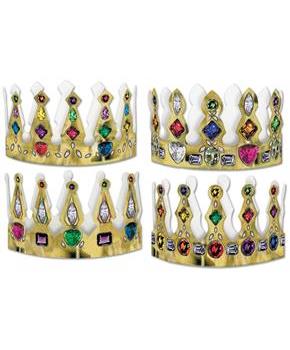 Printed Jeweled Crowns