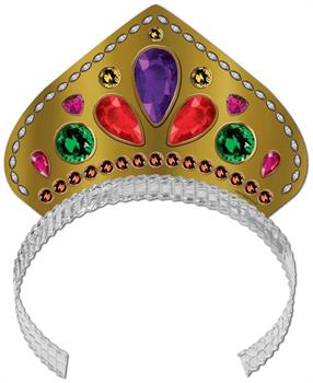 Printed Jeweled Tiara