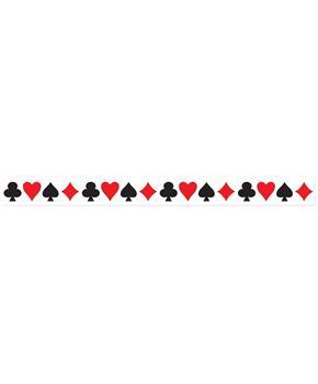 Card "Suit" Party Tape