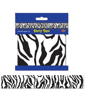 Zebra Print Party Tape