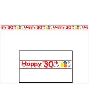 Happy "30th" Birthday Party Tape