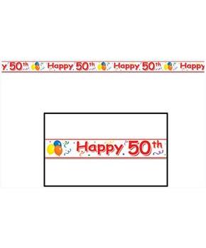 Happy "50th" Birthday Party Tape