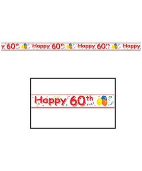 Happy "60th" Birthday Party Tape