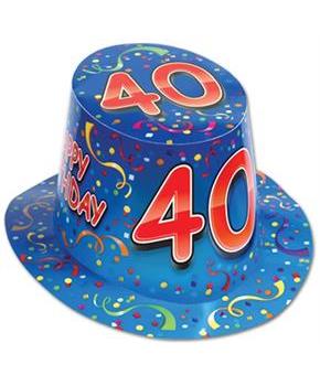 Happy "40" Birthday Hi-Hat