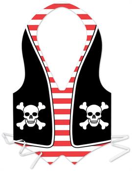 Pkgd Plastic Pirate Vest