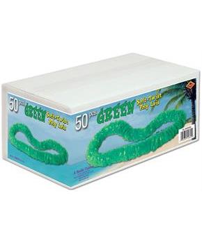Soft-Twist Poly Leis w/Labeled Carton