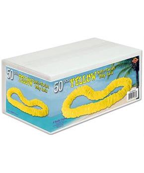 Soft-Twist Poly Leis w/Labeled Carton