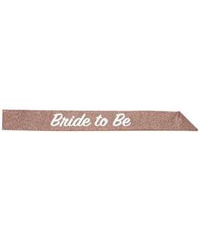 Bride To Be Glittered Sash
