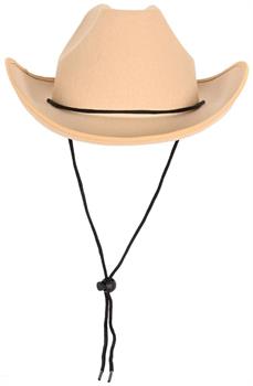 Tan Felt Cowboy Hat