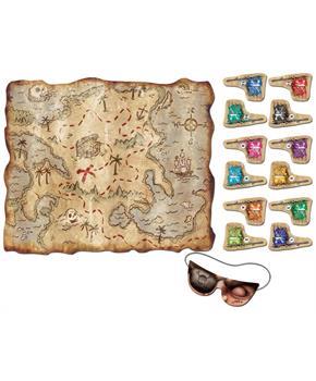 Pirate Treasure Map Party Game