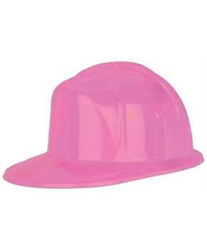 Pink Plastic Construction Helmet