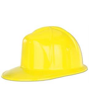 Yellow Plastic Construction Helmet