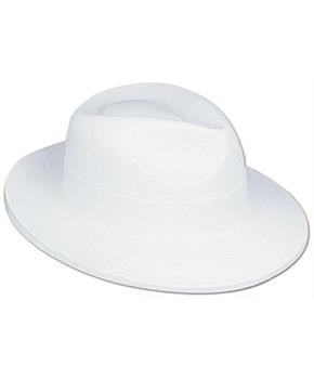 White Velour Fedora