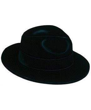 Black Velour Fedora
