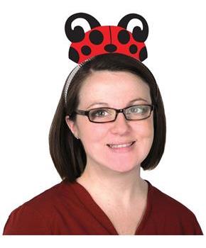 Printed Ladybug Tiaras