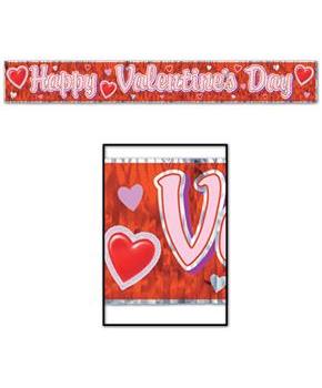 Met Happy Valentine's Day Fringe Banner