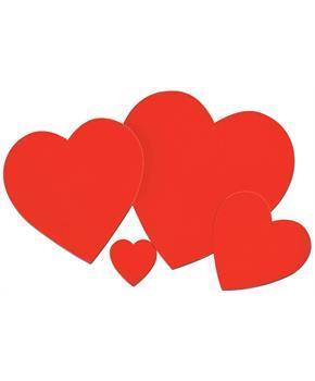 Printed Heart Cutout