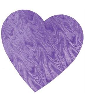 Embossed Foil Heart Cutout