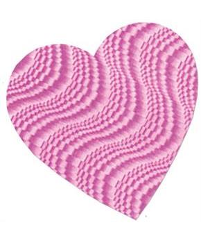 Embossed Foil Heart Cutout