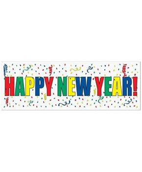 Happy New Year Sign Banner