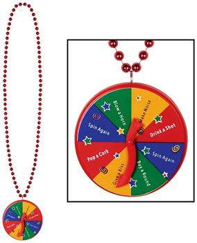 Beads w/New Year Spinner Medallion