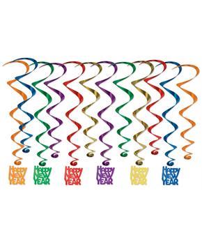 Happy New Year Whirls
