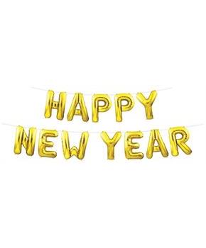 Happy New Year Balloon Streamer