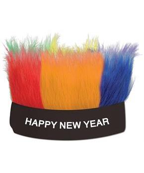 Happy New Year Hairy Headband