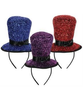 Sparkling Top Hat Headbands