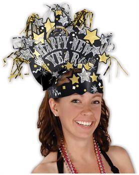Glittered New Year Headdress