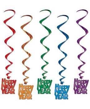 Happy New Year Whirls