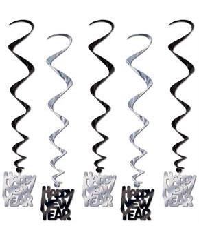 Happy New Year Whirls