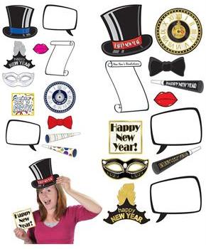 New Year Photo Fun Signs
