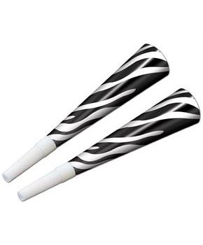 Zebra Print Horns