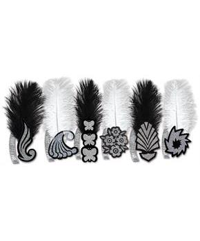 Black & White Roaring 20's Tiaras