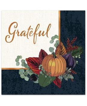 Fall Thanksgiving Beverage Napkins