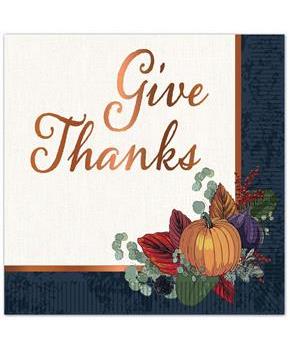 Fall Thanksgiving Luncheon Napkins