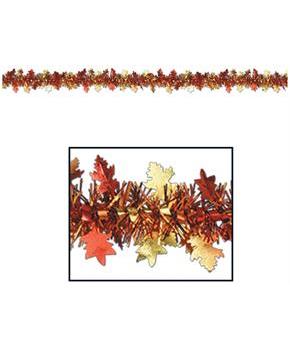 Metallic Autumn Leaf Garland