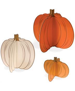 3-D Pumpkin Centerpieces