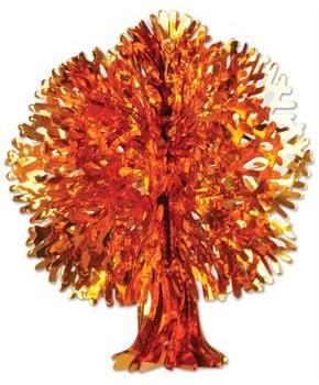Metallic Fall Tree